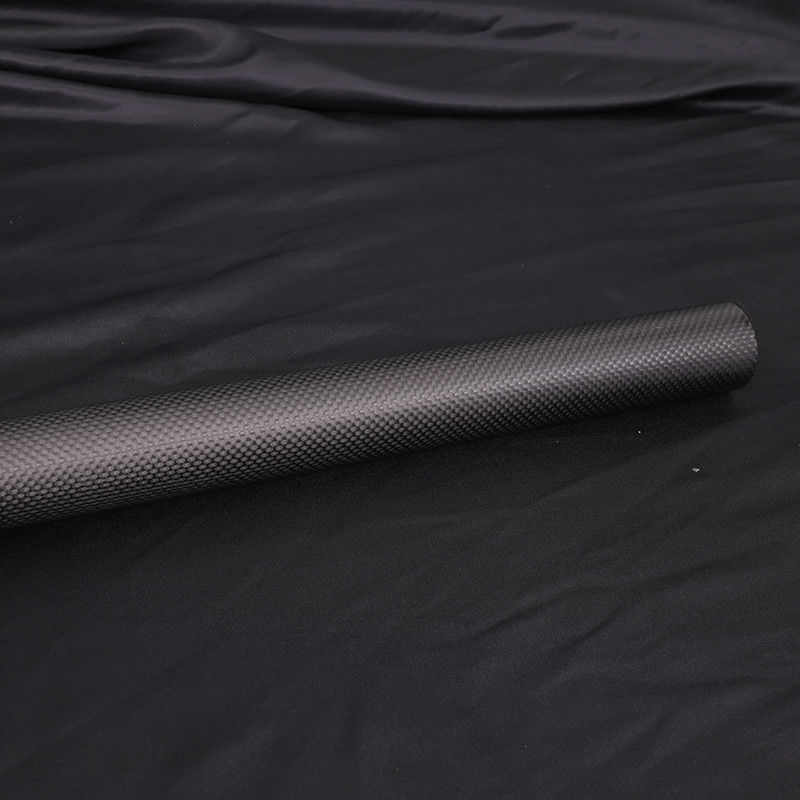 Matt Black Hollow Carbon Fiber Tube 1K 3K Light Weight Wear Resistance